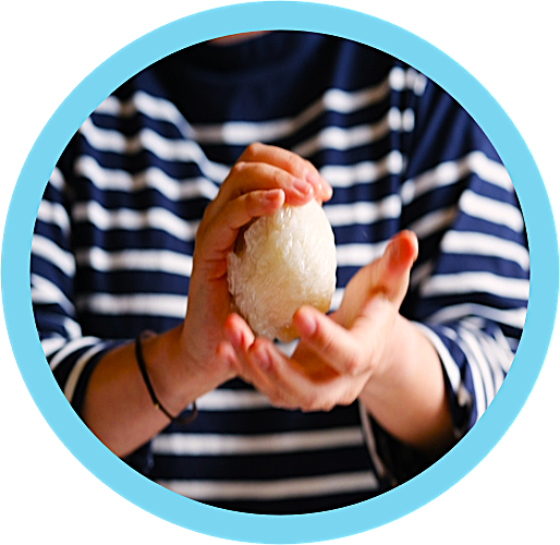 にぎって学ぼう　食育おにぎり教室