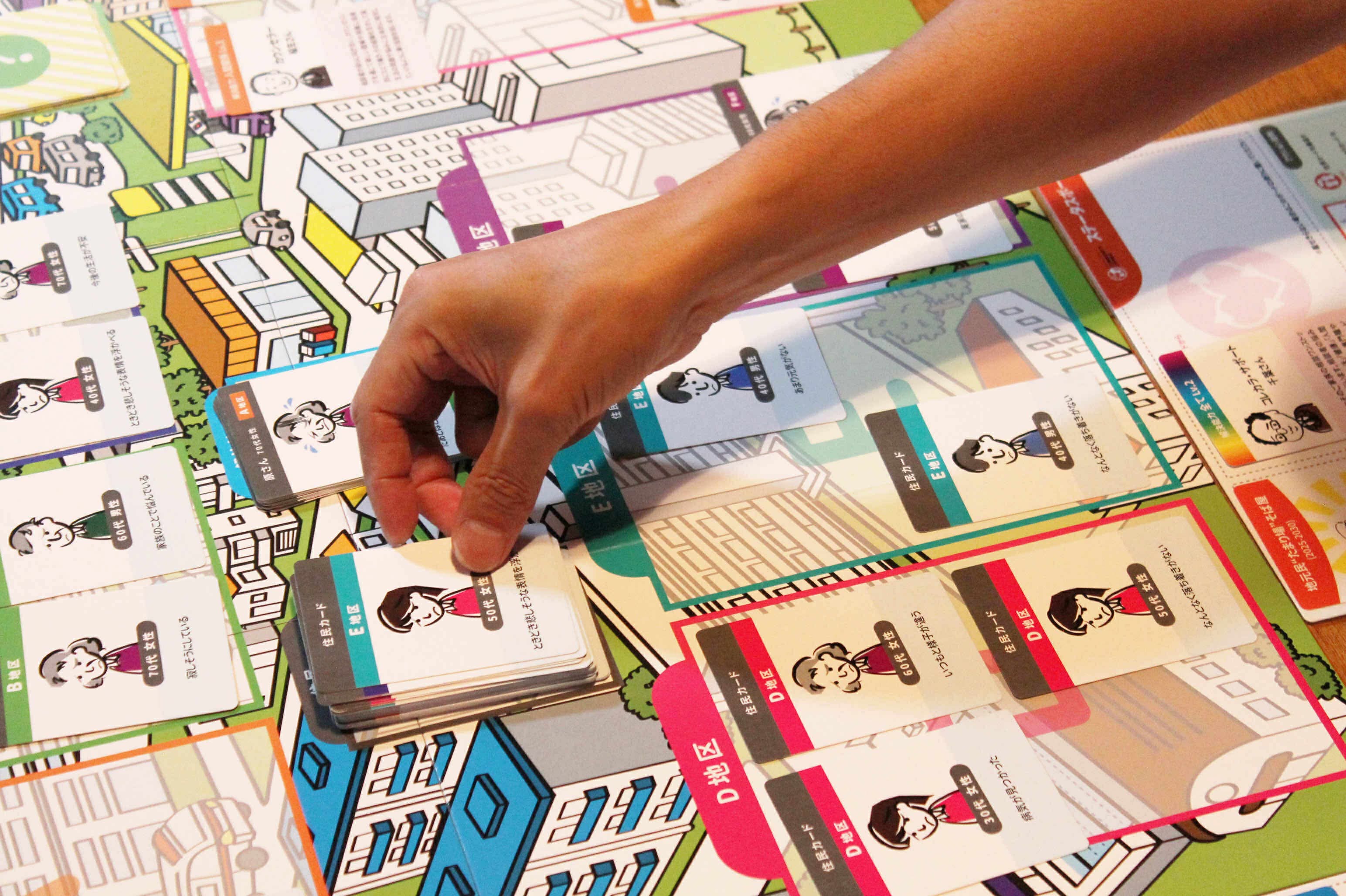 地域のみんなで ‟わいわいがやがや” 課題解決  ～超高齢社会体験ゲーム「コミュニティコーピング」体験会～